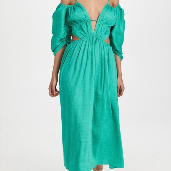 cult gaia Dresses & Skirts - Cult Gaia 'Charlize' midi dress. New with tags. Size small. Fits size 0-4.